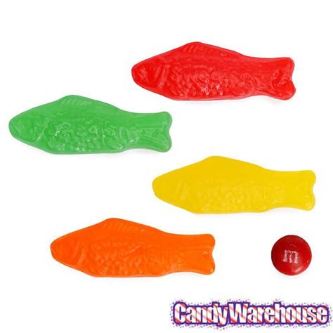 Assorted Swedish Fish Candy 35 Ounce Packs 12 Piece Box Candy Warehouse