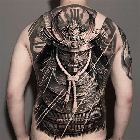 Samurai Back Tattoo Best Tattoo Ideas For Men And Women