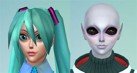 Mod The Sims Alienanime Style Eye Preset By Tklarenbeek