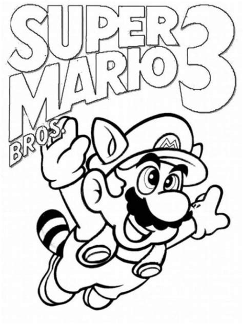 Pagini Distractive De Colorat Super Mario Bros Pentru Copii