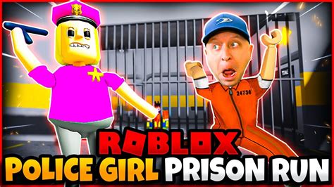 Prison Run Escape Obby Police Girl Boss Battle Youtube