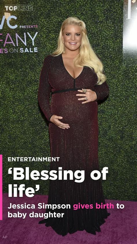 Jessica Simpson Gives Birth To Daughter Birdie Video