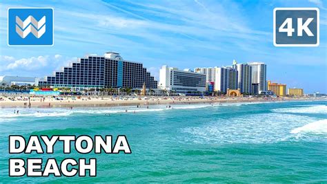 4k Daytona Beach Florida Usa Spring Break Walking Tour Vlog