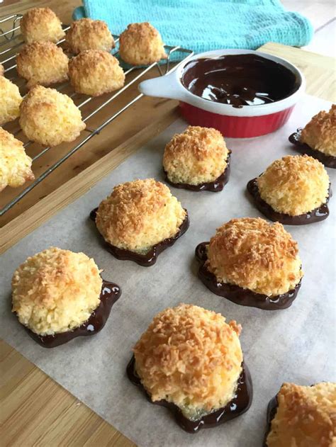 Simple 3 Ingredient Coconut Macaroons Just A Mums Kitchen