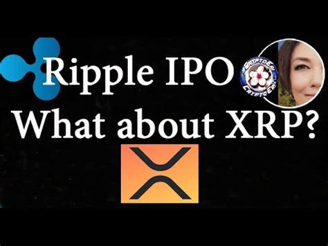 Xrp, a coin which not only saves banks and companies billions over time. What does Ripple IPO mean to XRP? Davos, Blockchain ...