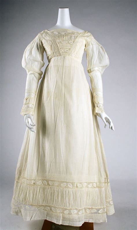 Morning Dress 1820 American The Met Historical Dresses Fashion