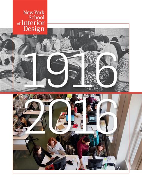 100 Years Of New York School Of Interior Design 19162016 New York
