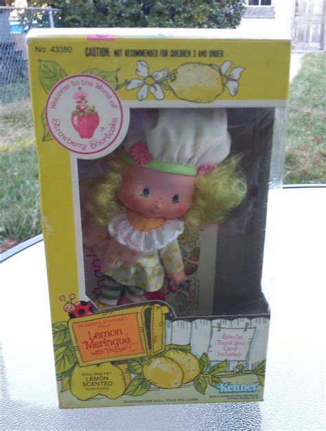 Vintage 80s Strawberry Shortcakes Friend Lemon Meringue Doll With