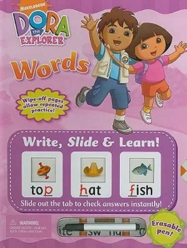 Dora The Explorer Words With Erasable Pen By Nickelodeon 1160
