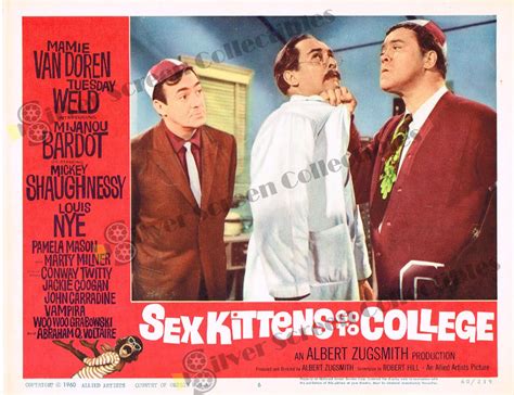 Sex Kittens Go To College 1960 Silver Screen Collectibles