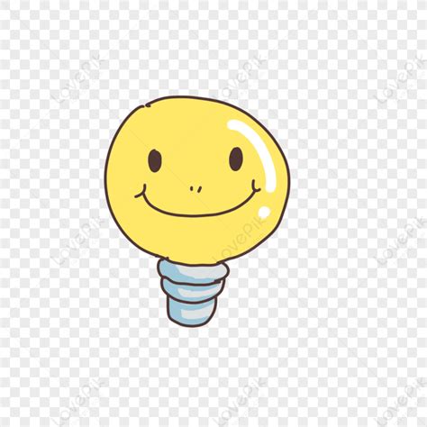 Smiling Light Bulb Png Hd Transparent Image And Clipart Image For Free