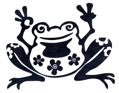 Flower Frog Cutout Rob On Sticker Gypsy Rose