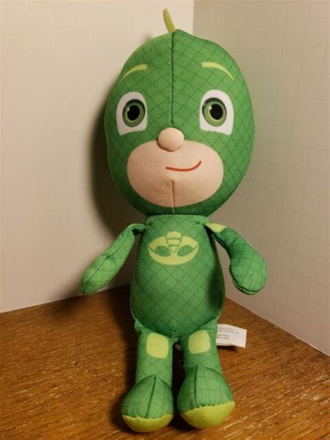 Pj Masks Gekko Green Character 9 Plush Stuffed Toy Frog Box Ebay