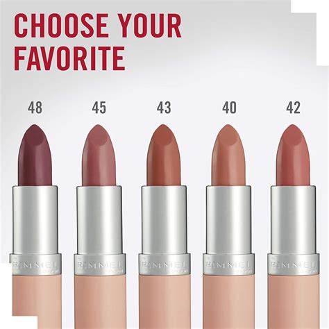 Rimmel London Lasting Finish Lipstick Nude Collection Apricot Nude G Packaging May Vary