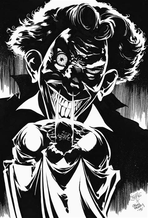 Black And White Batman Artwork By Kelley Jones Comic Art And