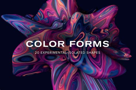 Color Forms 20 Experimental Isolated Shapes Chroma Supply