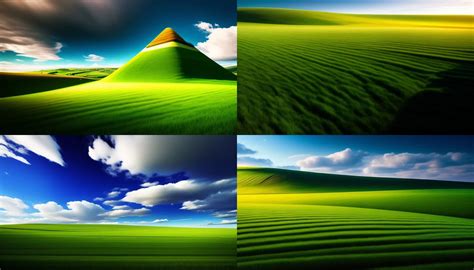 Lexica Windows Xp Bliss Screensaver With Hard Drive Wide Angle Lens