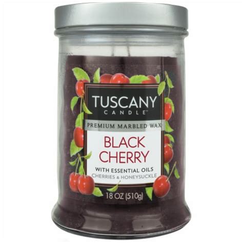 Tuscany Candle Black Cherry Scented Jar Candle 18 Oz Fred Meyer