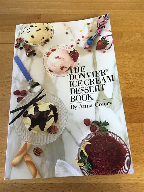 Donvier Ice Cream Recipe Book
