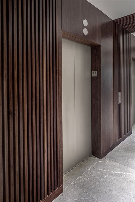 Highpoint Resources Denver Corporate Interior Design Elevator Wall