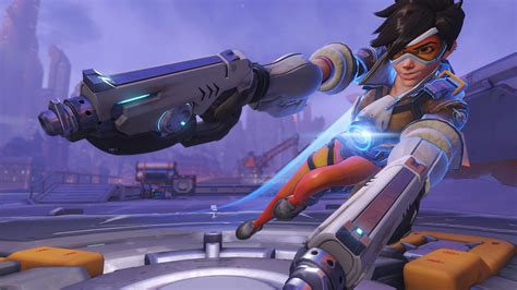 Overwatch Tracer Video Games Screen Shot Blizzard