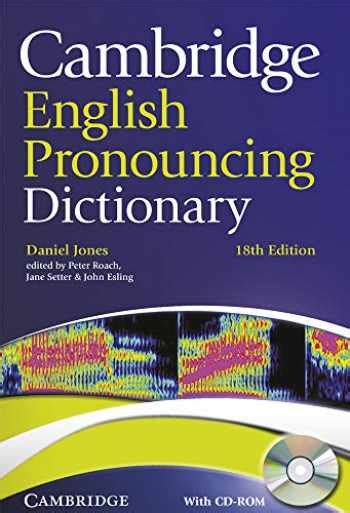 Sell Buy Or Rent Cambridge English Pronouncing Dictionary With Cd R