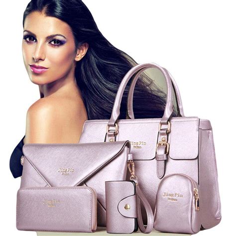 Buy Women 5 Pieceset Handbag Purse Set Classic Messenger Bag Imitation