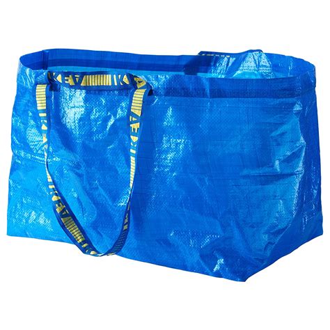 Ikea Frakta 17228340 Large Shopping Laundry Bag 71 Litre Blue Amazon
