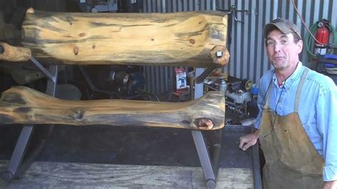 How To Do It Yourself Log Furniture By Mitchell Dillman Youtube
