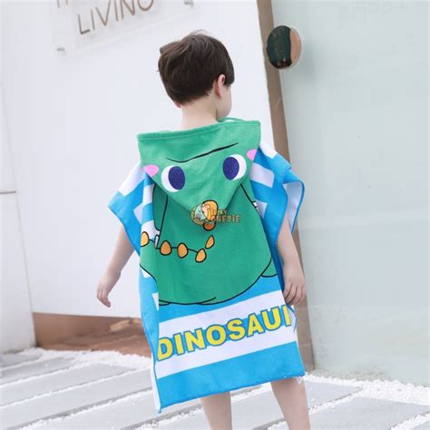 They all have high quality and reasonable price. Kids Dinosaur Hooded Beach Towel Best Bath Towels ...