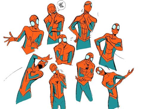 Spiderman Poses All Spiderman Image Spiderman Spiderman Drawing