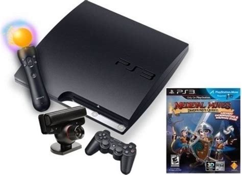 Sony Playstation 3 Ps3 320 Gb With Medieval Moves Pack Price In India