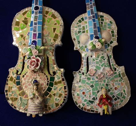 17 Best Images About Mosaic Violins Guitars Etc On