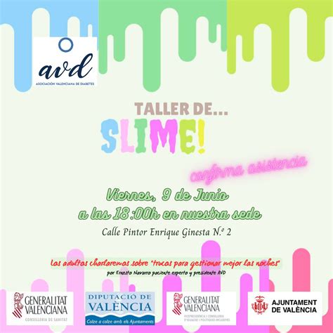 Taller Slime Asociación Valenciana de Diabetes