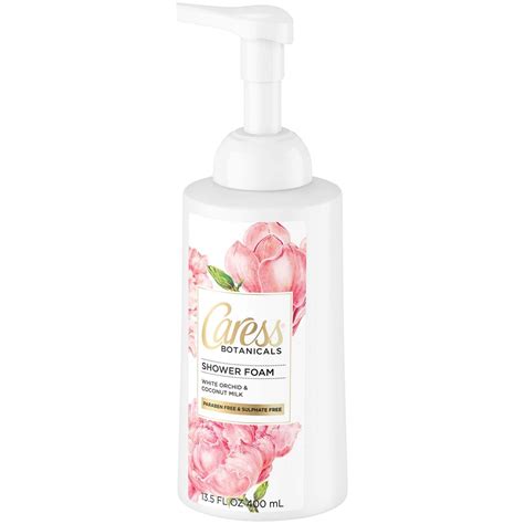 Caress Botanicals White Orchid And Coconut Oil Shower Foam Shop Body