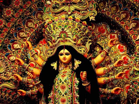 Maa Durga Devi Navaratri Special Statues Hd Wallpapers Images Pictures