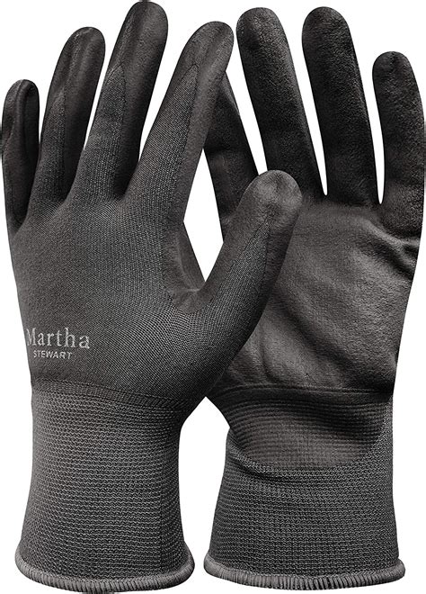 Martha Mts Glvnp2 Bk M Stewart Nitrile Coated Palm