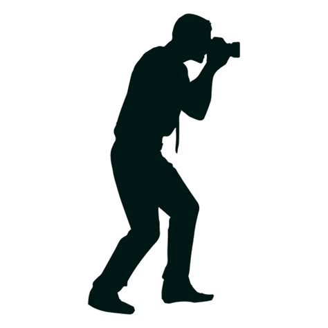 Man Photographer Shooting Silhouette Transparent Png And Svg Vector File
