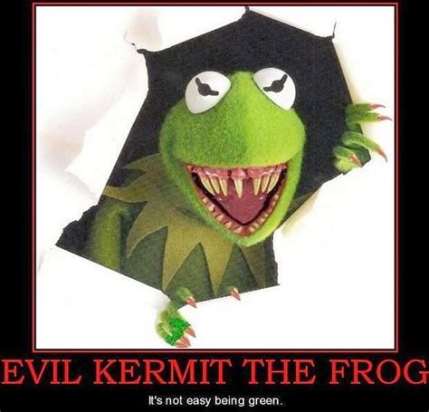 Evil Kermit The Frog The Muppets Pinterest The Ojays Kermit And