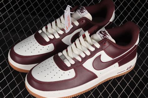 Dq7659 102 Nike Air Force 1 Low “college Pack” Maroon