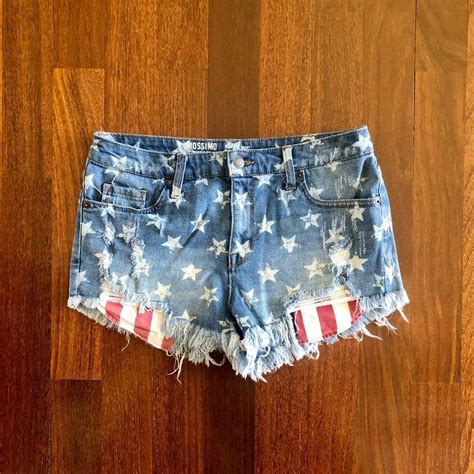 American Flag Shorts American Flag Shorts Jean Shorts American Shorts