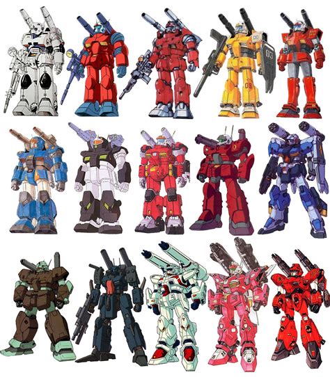 Gundam Guy Guncannon Mobile Suit Variations And Modification Poster Image