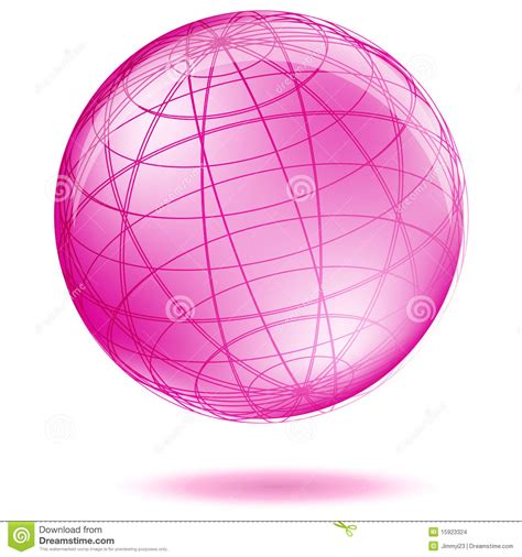 Pink Globe Stock Images Image 15923324
