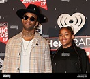 Ty Dolla Sign and daughter attending the 2017 iHeartRadio Music Awards ...