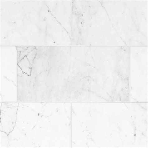 Statuario Classic Polished White Marble Tile Floor And Decor