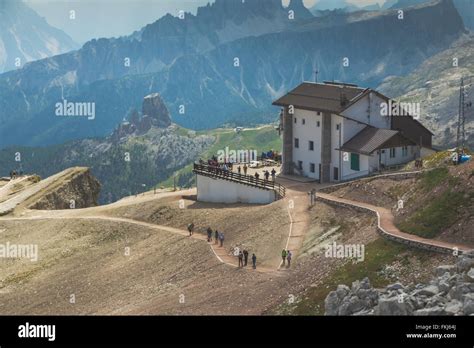 Rifugio Lagazuoi In Dolomite Mountains Hi Res Stock Photography And