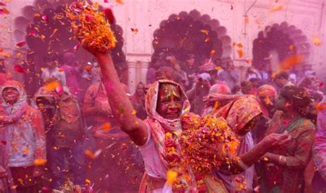 Holi 2018 Widows In Vrindavan Celebrate The Holi Festival With