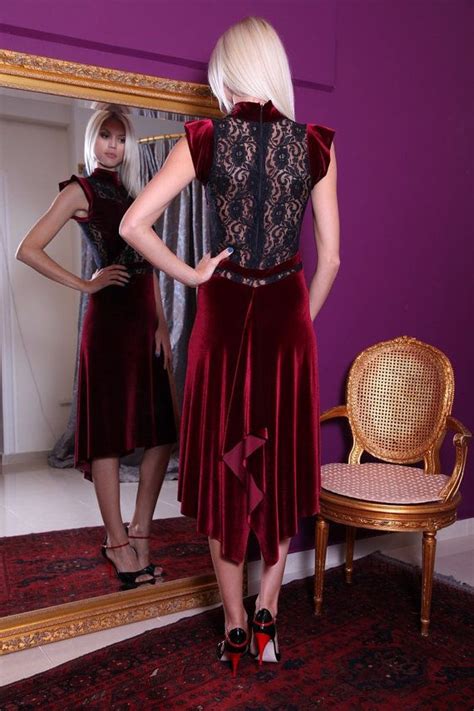 Velvet Argentine Tango Dress Milonga Show Dress Latin Etsy Australia Tango Dress Lace Dress
