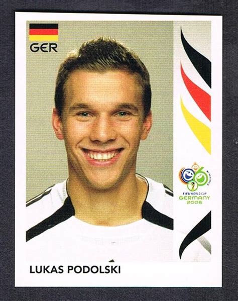 Lukas podolski deutscher fußballspieler polnischer abstammung isni. #35 Lukas Podolski Panini Germany 2006 World Cup sticker ...