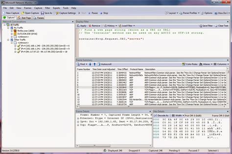 It enables capturing, viewing, and analyzing network data and deciphering network protocols. Microsoft Network Monitor 3.4 Tool to allow capturing ...